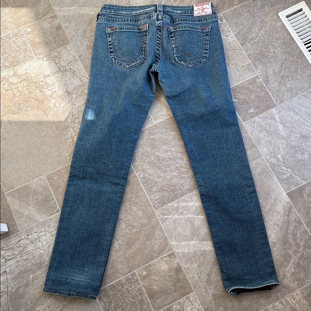 True religion, Stella size 31 skinny jeans Classic Blue Denim Jeans - Picture 9 of 16